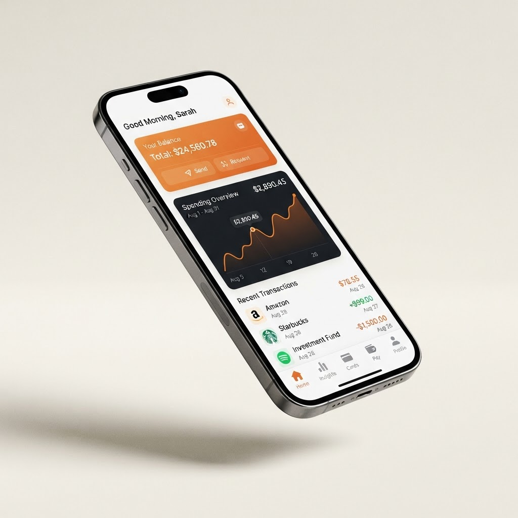 Vaultly Banking project preview